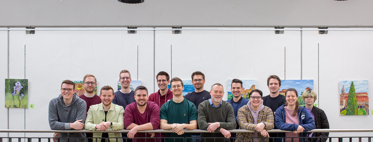 Foto Mitarbeiter des Lehrstuhls für Technische Chemie