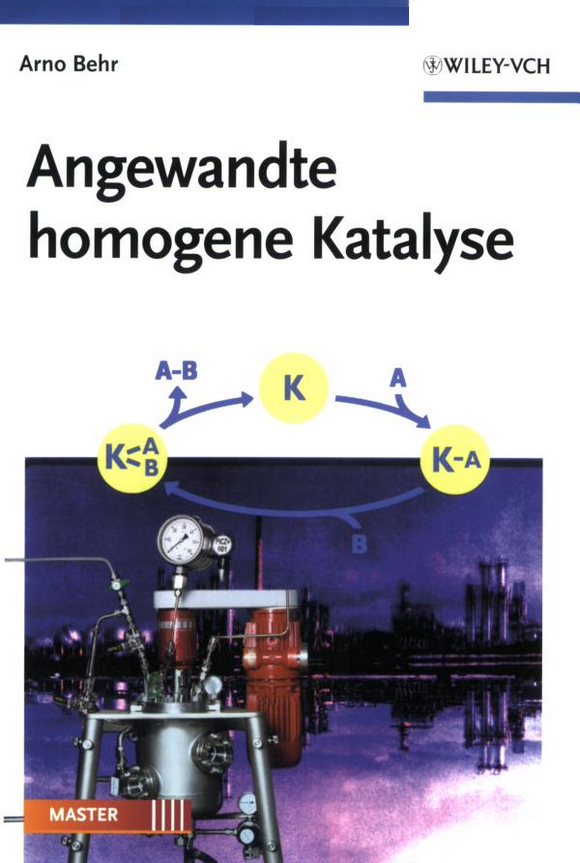 Titelblatt des Buches "Angewandte homogene Katalyse"